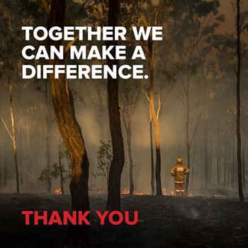 Australian Bushfire Crisis donation point
