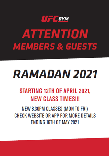 2021 Ramadan Class Time Table